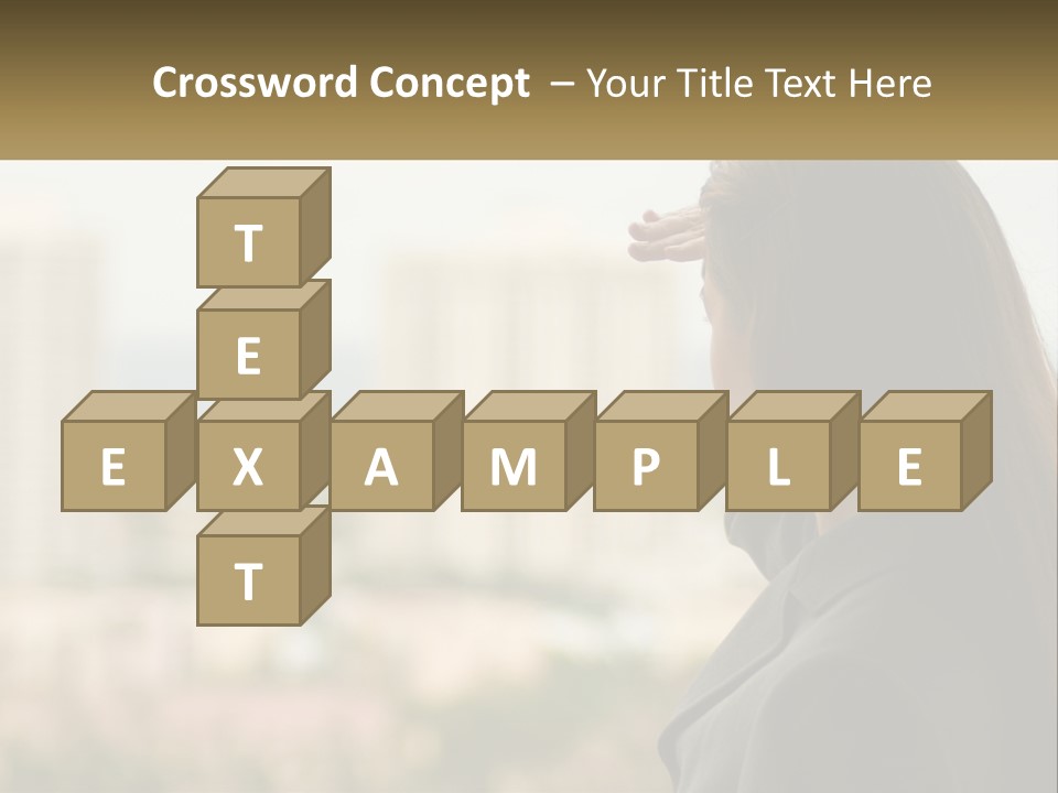 Beach Coast Portrait PowerPoint Template