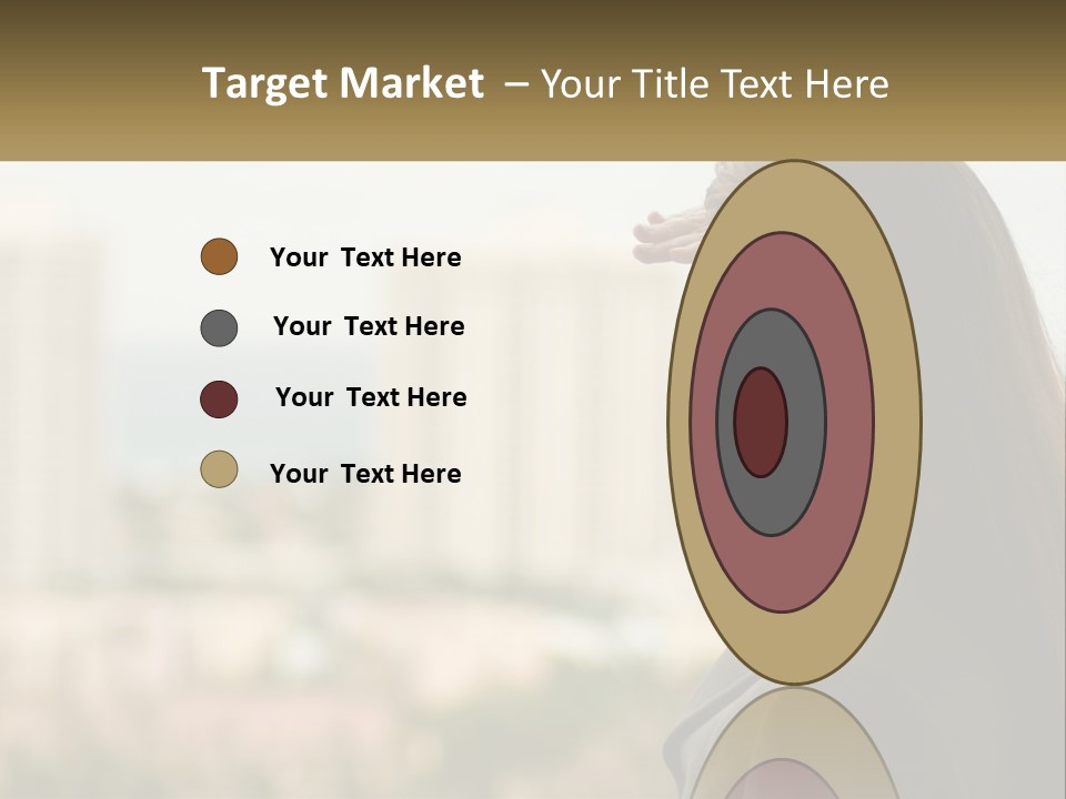 Beach Coast Portrait PowerPoint Template