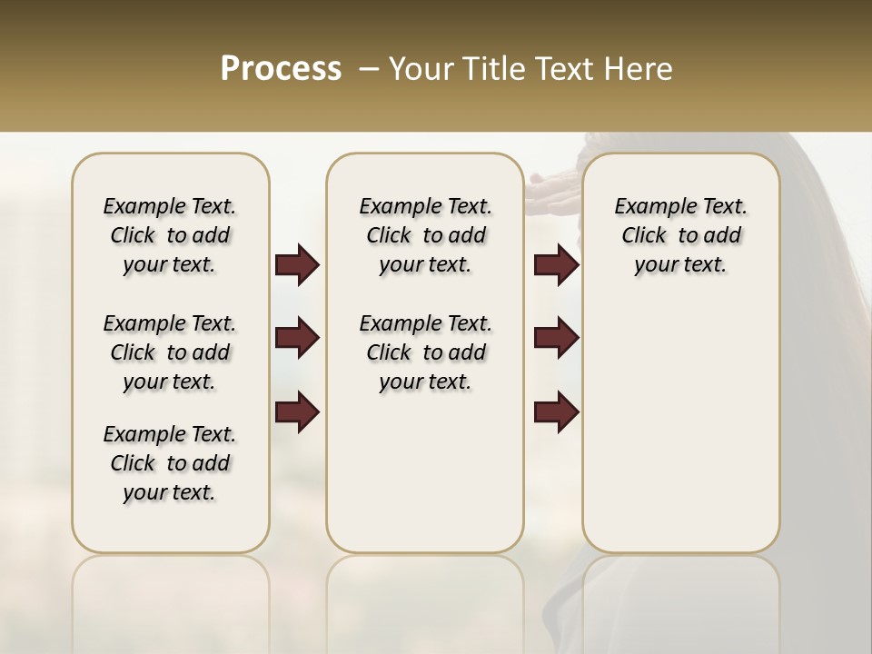 Beach Coast Portrait PowerPoint Template
