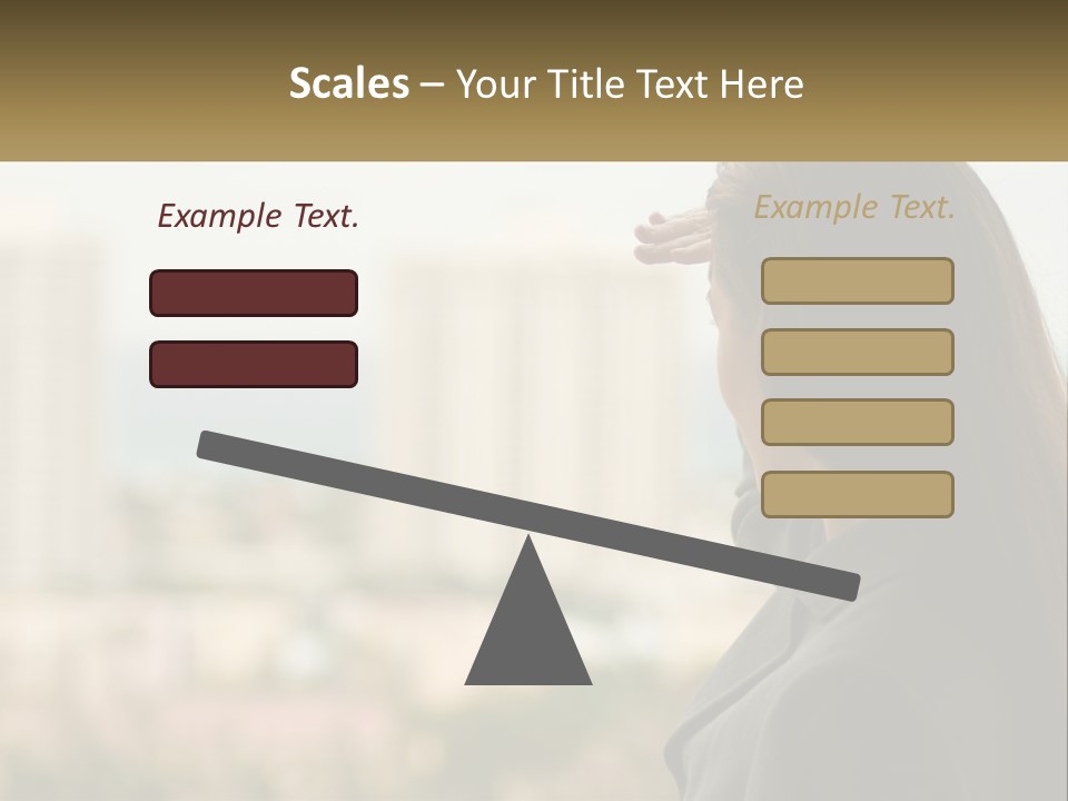 Beach Coast Portrait PowerPoint Template