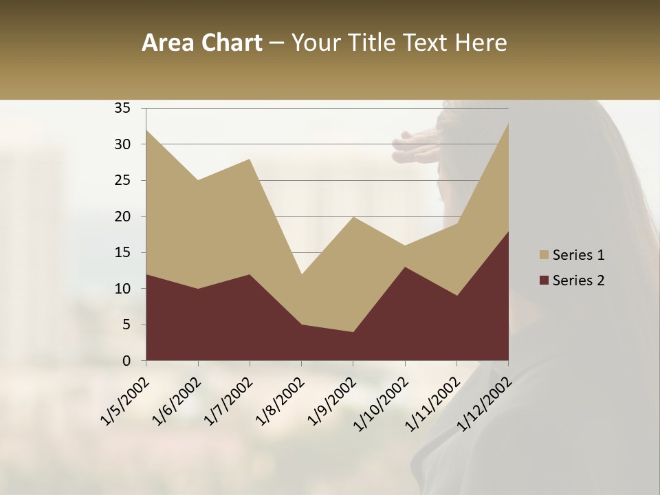 Beach Coast Portrait PowerPoint Template
