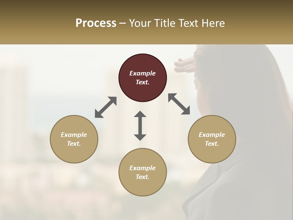 Beach Coast Portrait PowerPoint Template