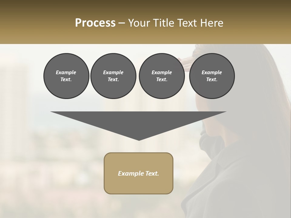 Beach Coast Portrait PowerPoint Template