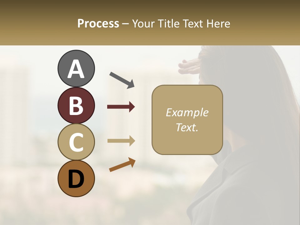 Beach Coast Portrait PowerPoint Template