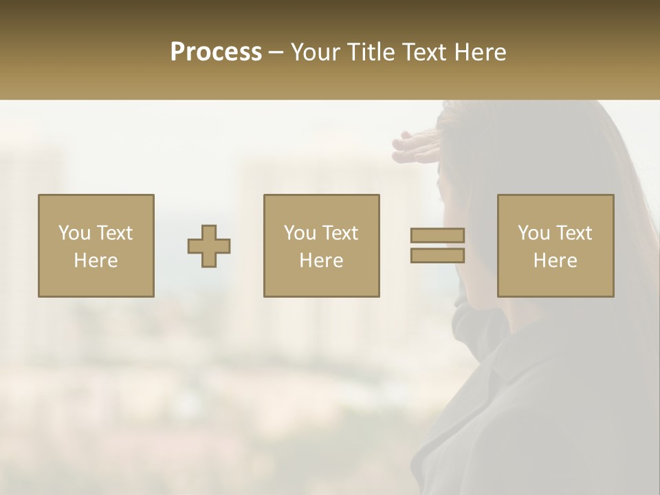 Beach Coast Portrait PowerPoint Template