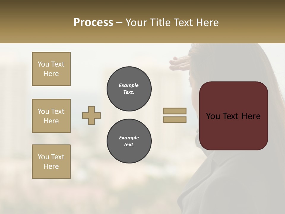 Beach Coast Portrait PowerPoint Template