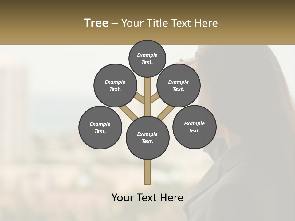 Beach Coast Portrait PowerPoint Template