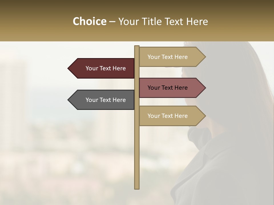 Beach Coast Portrait PowerPoint Template