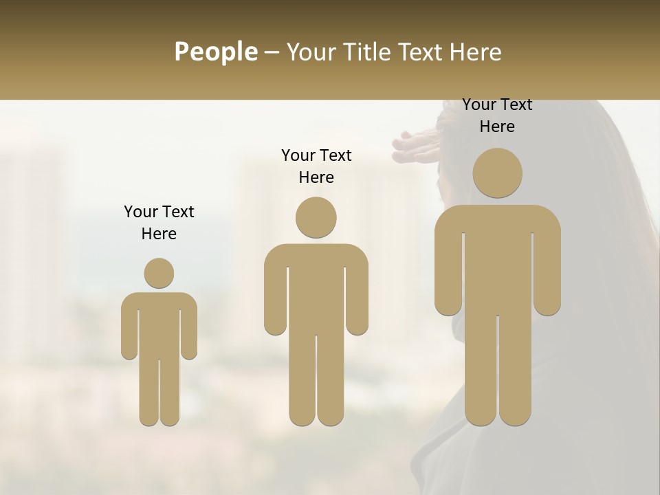 Beach Coast Portrait PowerPoint Template