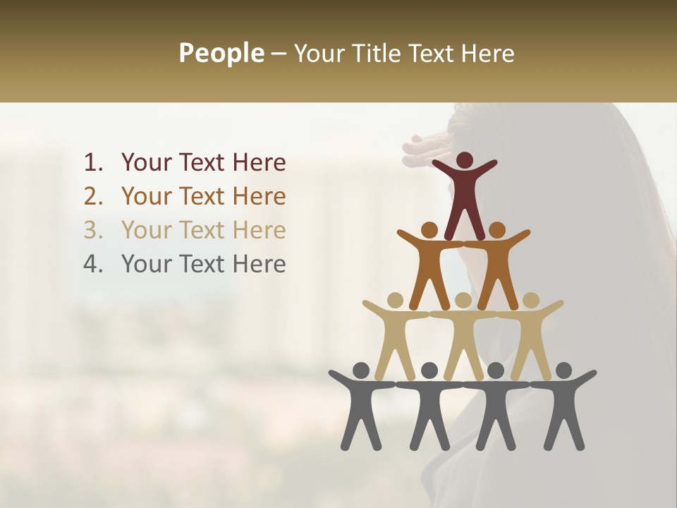 Beach Coast Portrait PowerPoint Template