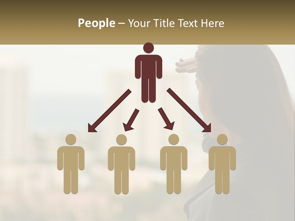 Beach Coast Portrait PowerPoint Template