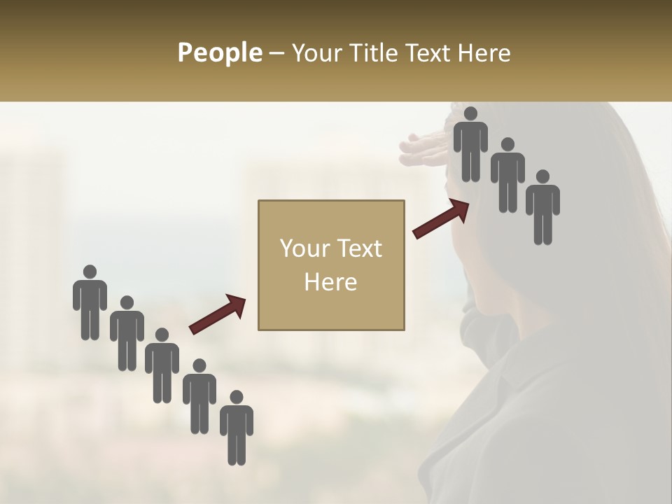 Beach Coast Portrait PowerPoint Template