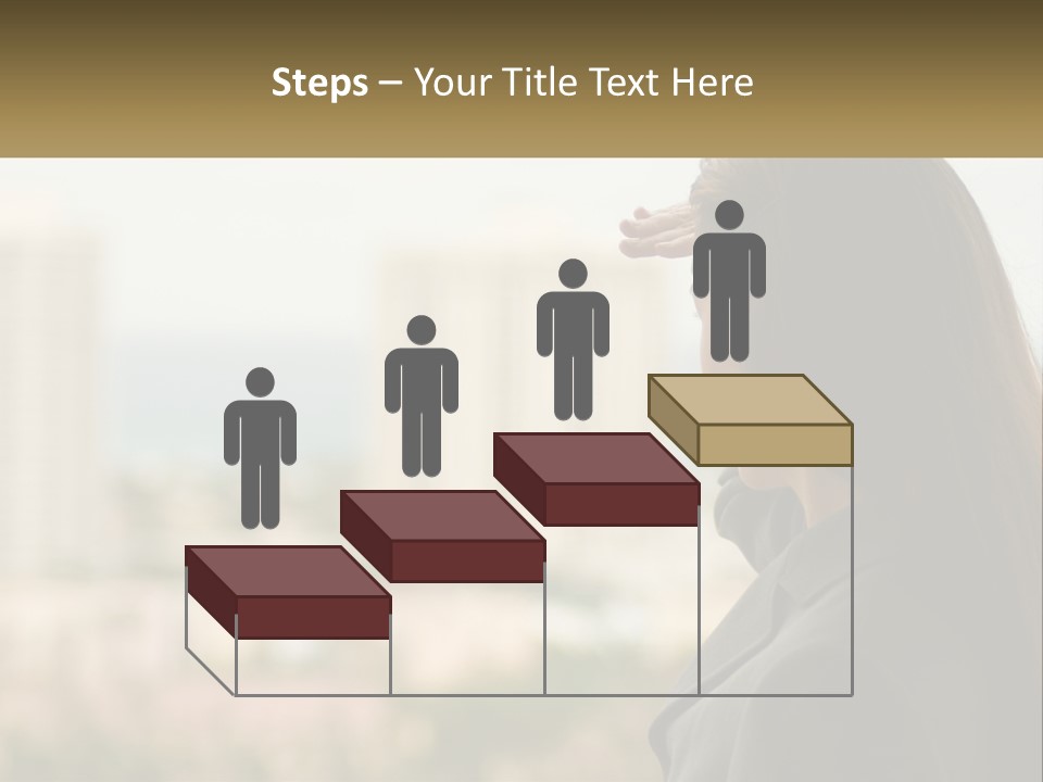 Beach Coast Portrait PowerPoint Template