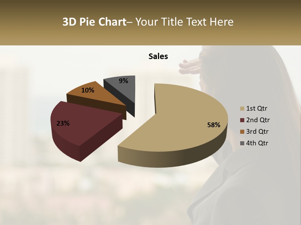 Beach Coast Portrait PowerPoint Template