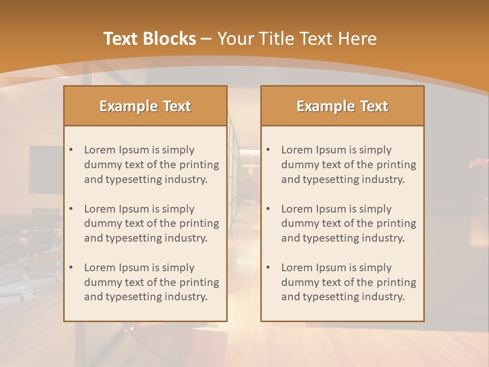 Calm Daughter Older PowerPoint Template