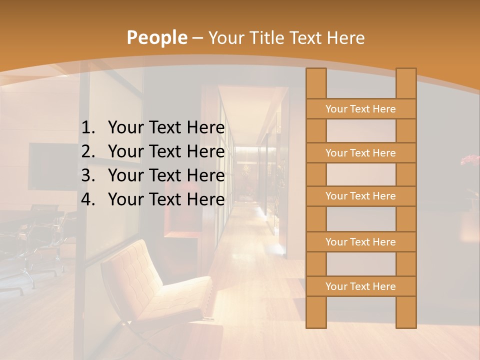 Calm Daughter Older PowerPoint Template