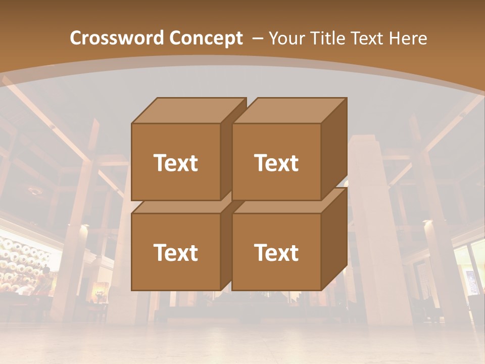 Portrait Coastal Sea PowerPoint Template
