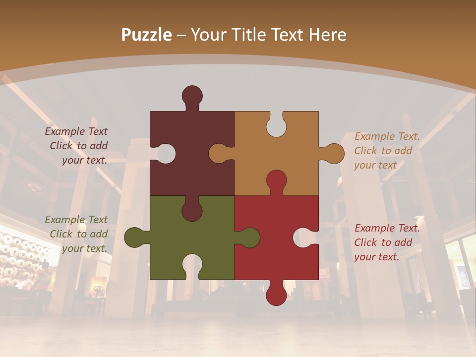 Portrait Coastal Sea PowerPoint Template