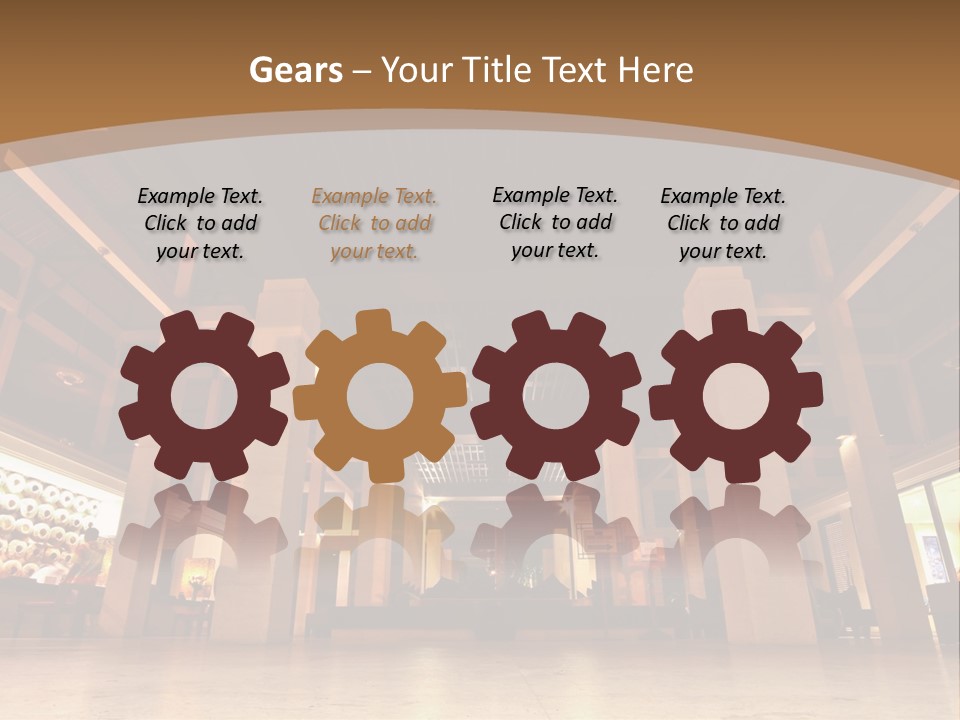 Portrait Coastal Sea PowerPoint Template