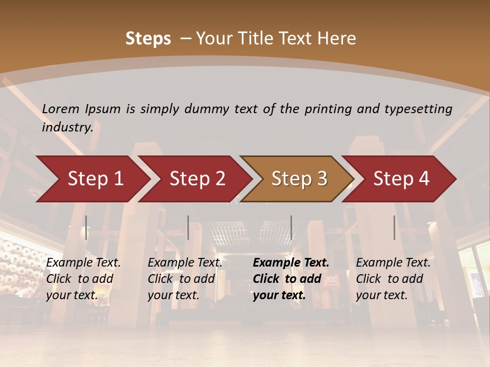 Portrait Coastal Sea PowerPoint Template