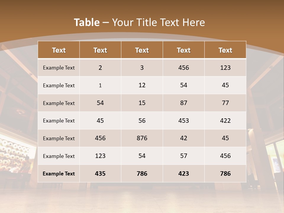Portrait Coastal Sea PowerPoint Template
