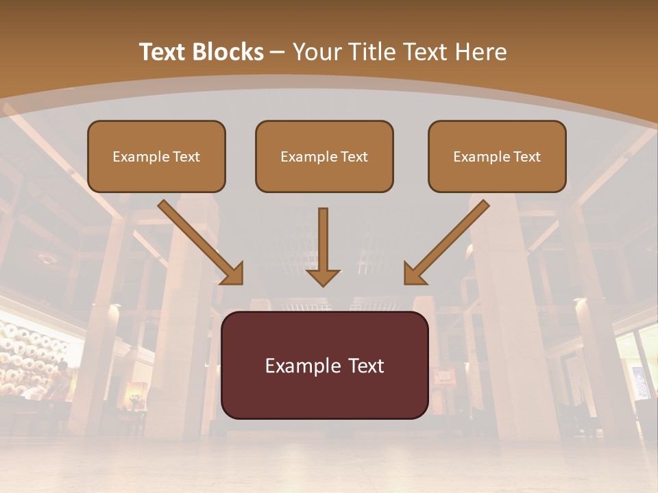 Portrait Coastal Sea PowerPoint Template