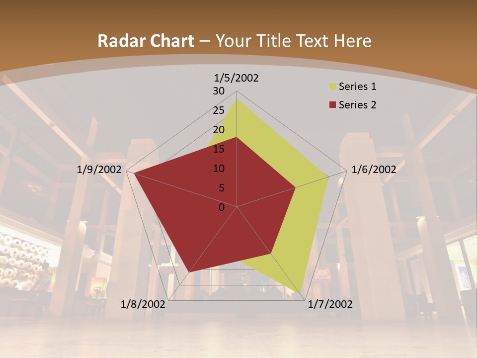 Portrait Coastal Sea PowerPoint Template