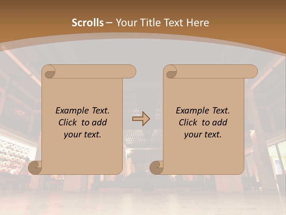 Portrait Coastal Sea PowerPoint Template