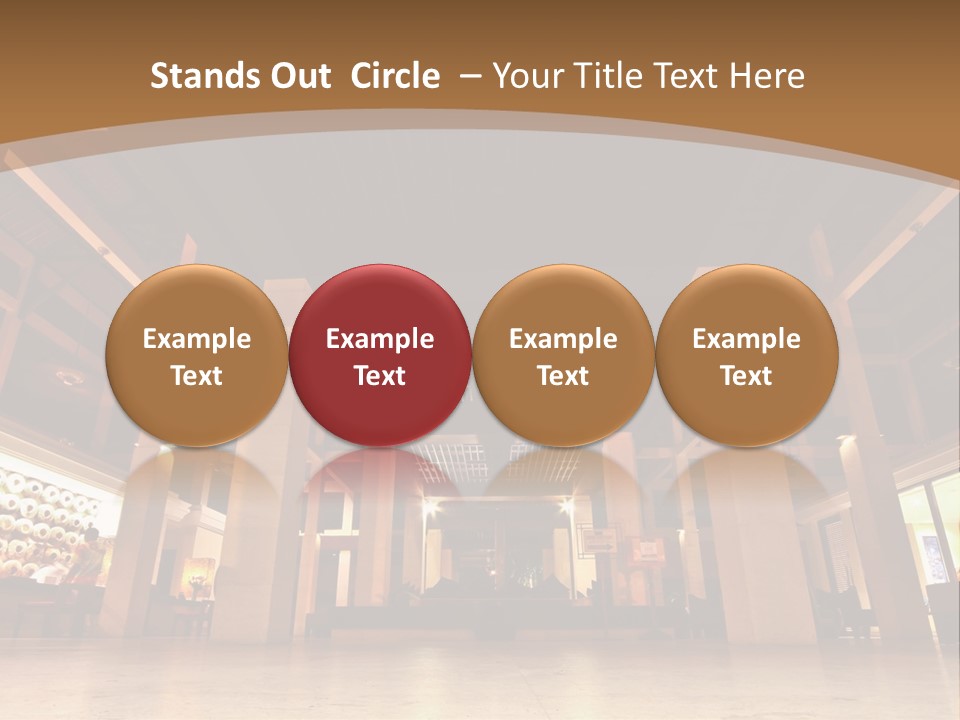 Portrait Coastal Sea PowerPoint Template