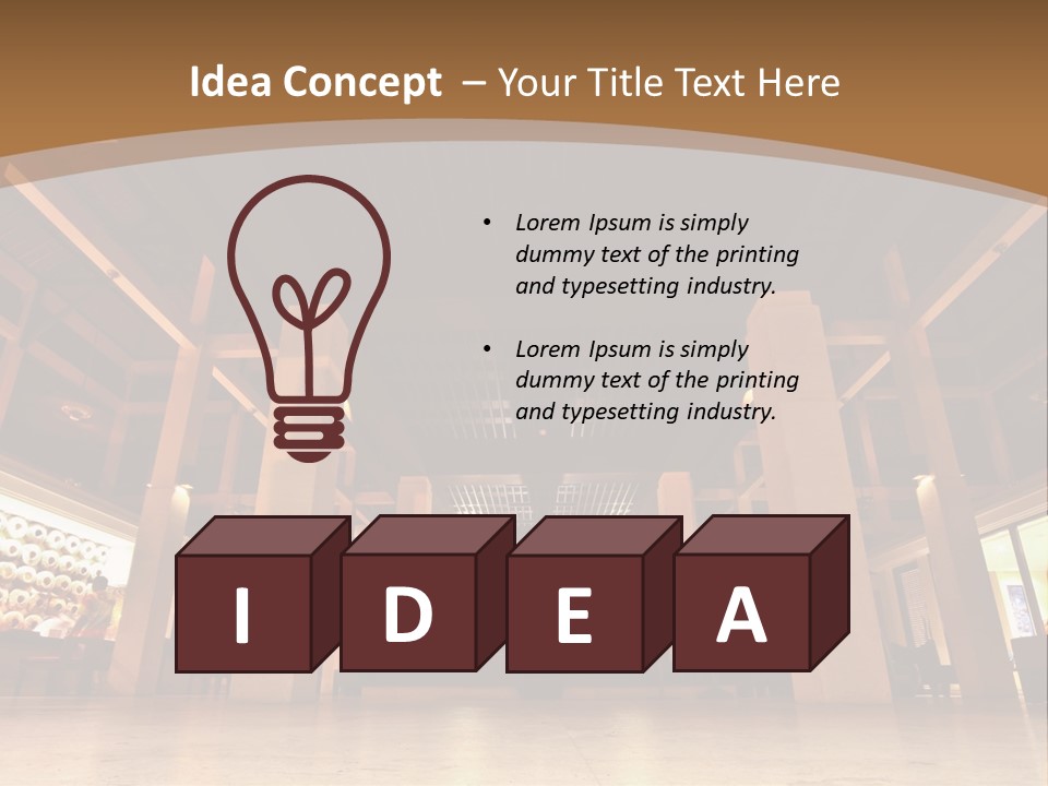 Portrait Coastal Sea PowerPoint Template