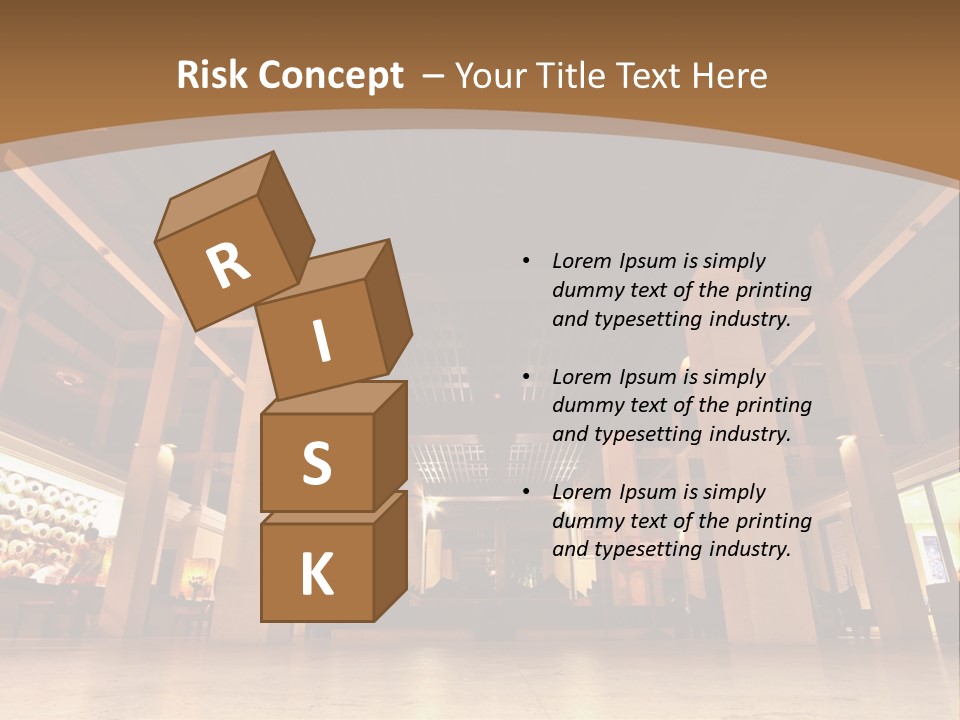 Portrait Coastal Sea PowerPoint Template