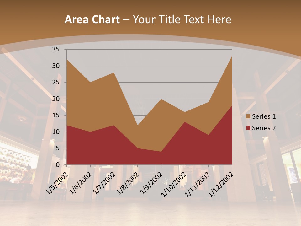 Portrait Coastal Sea PowerPoint Template