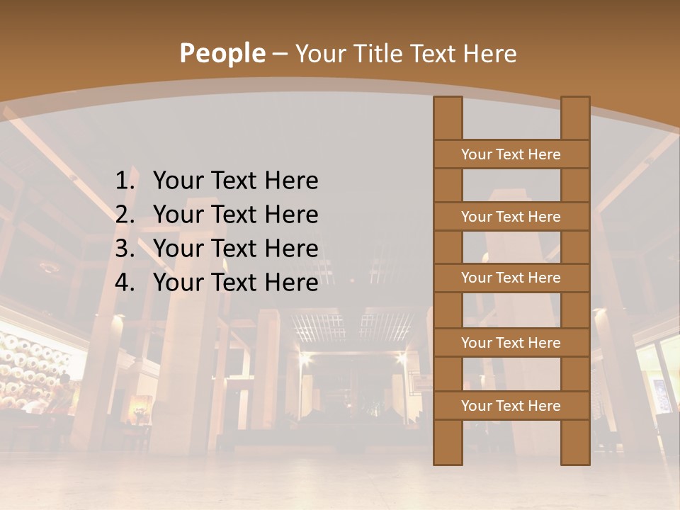 Portrait Coastal Sea PowerPoint Template