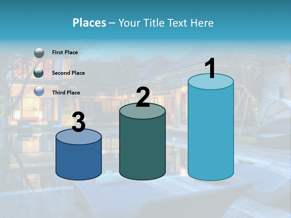 Lifestyle Peaceful Sand PowerPoint Template