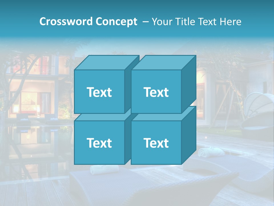 Lifestyle Peaceful Sand PowerPoint Template