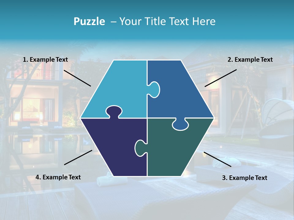 Lifestyle Peaceful Sand PowerPoint Template