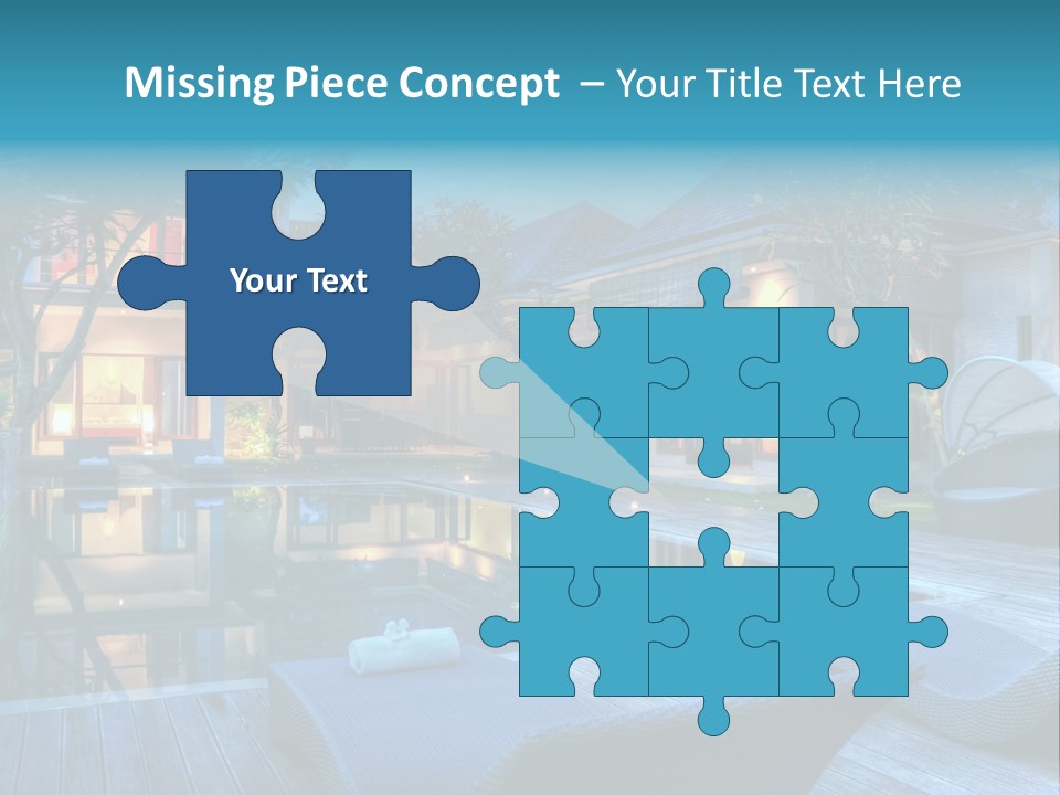 Lifestyle Peaceful Sand PowerPoint Template