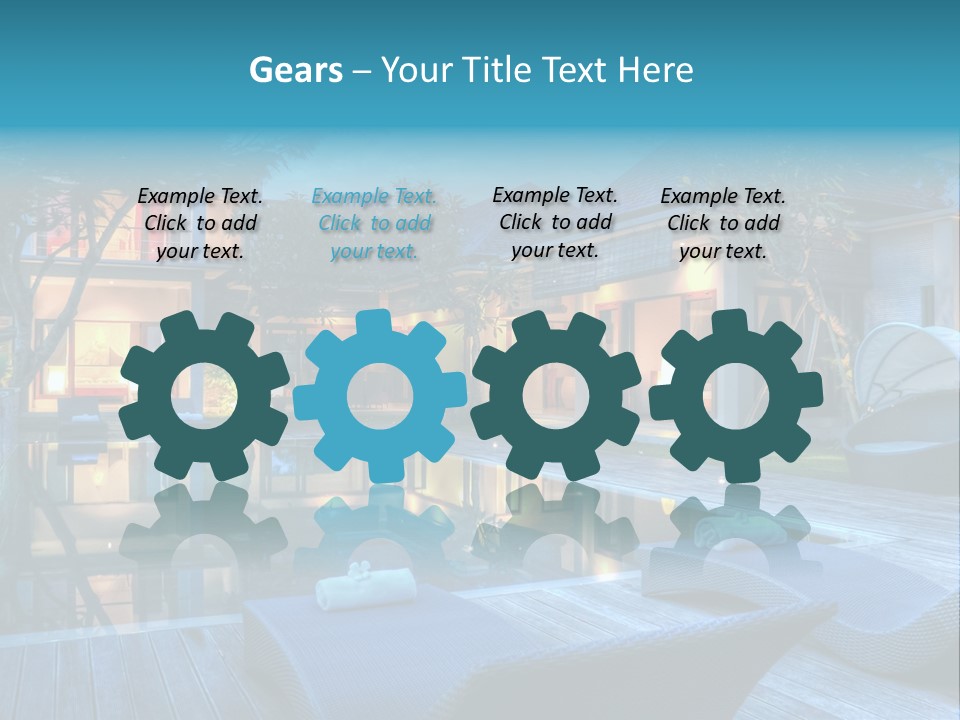 Lifestyle Peaceful Sand PowerPoint Template