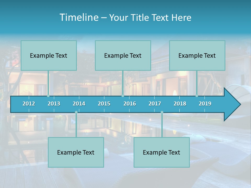 Lifestyle Peaceful Sand PowerPoint Template