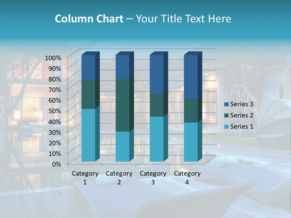 Lifestyle Peaceful Sand PowerPoint Template