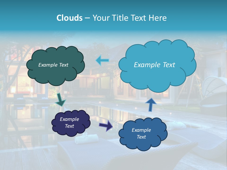 Lifestyle Peaceful Sand PowerPoint Template