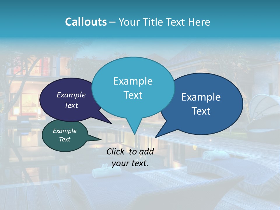 Lifestyle Peaceful Sand PowerPoint Template