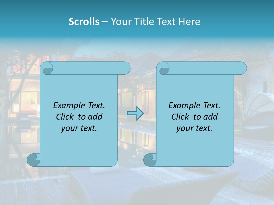 Lifestyle Peaceful Sand PowerPoint Template