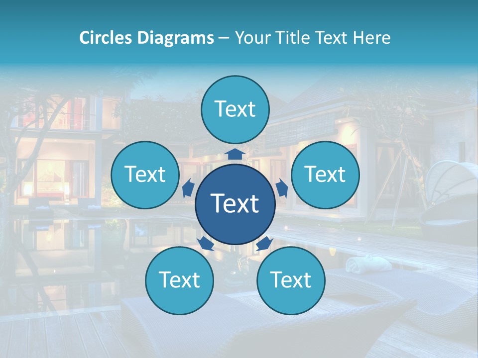 Lifestyle Peaceful Sand PowerPoint Template