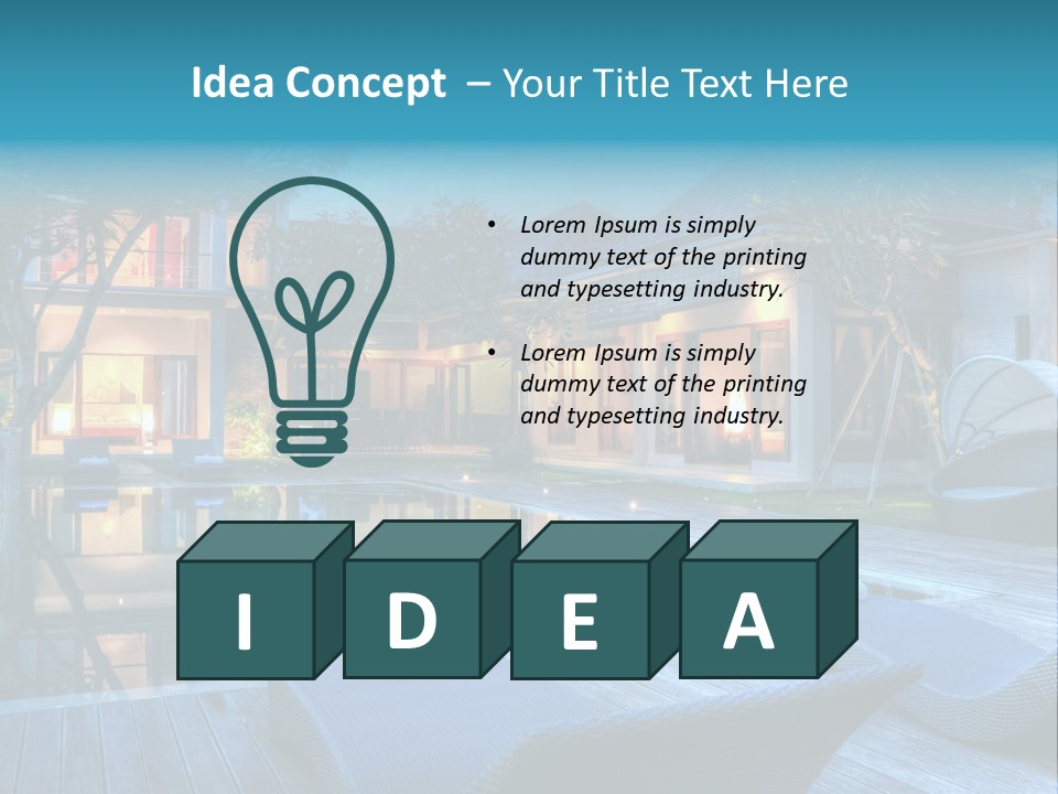 Lifestyle Peaceful Sand PowerPoint Template