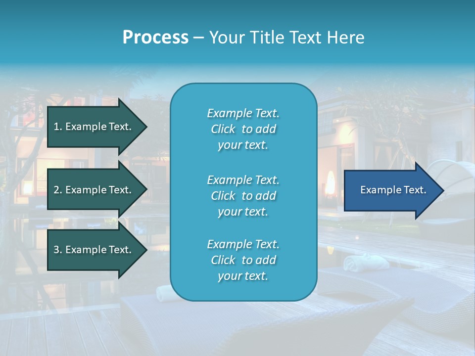 Lifestyle Peaceful Sand PowerPoint Template