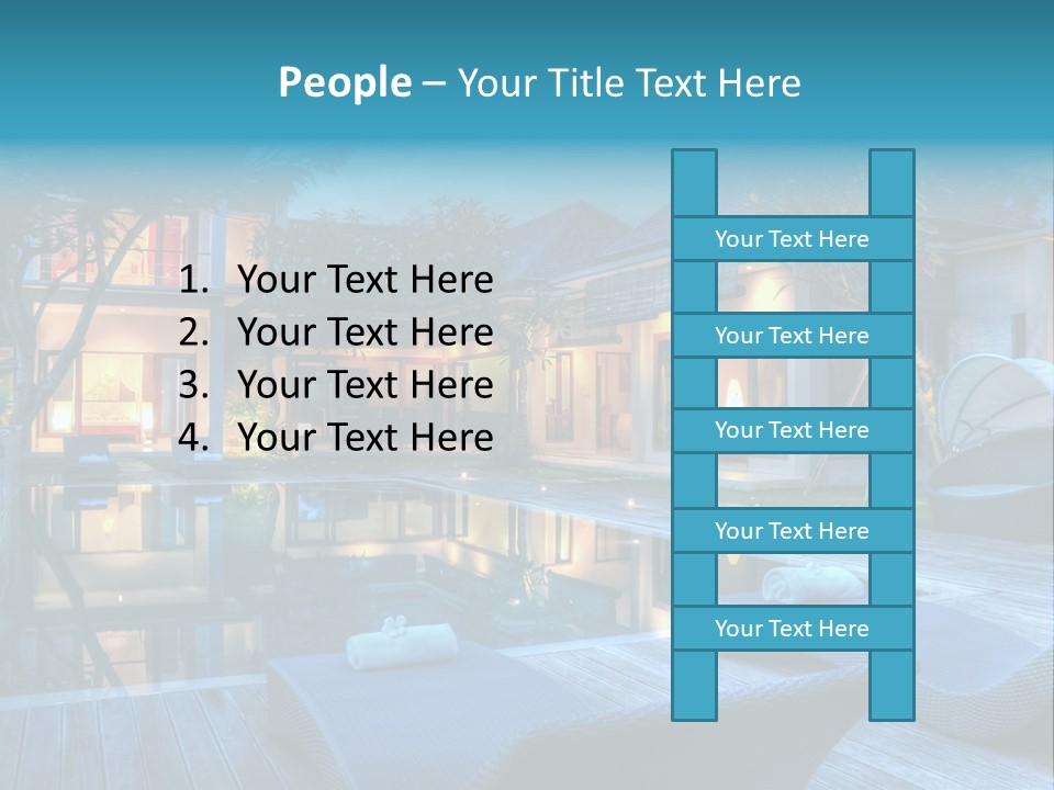 Lifestyle Peaceful Sand PowerPoint Template