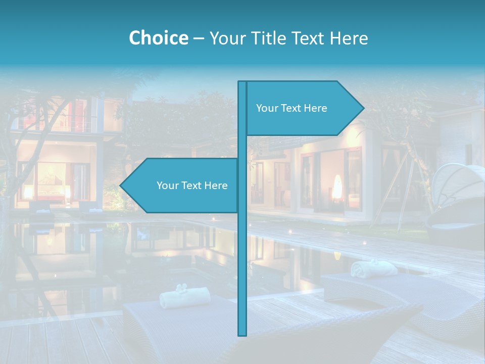 Lifestyle Peaceful Sand PowerPoint Template