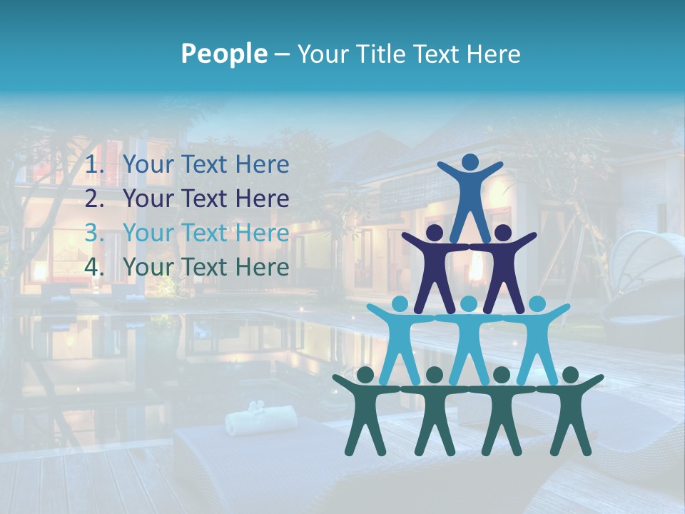 Lifestyle Peaceful Sand PowerPoint Template