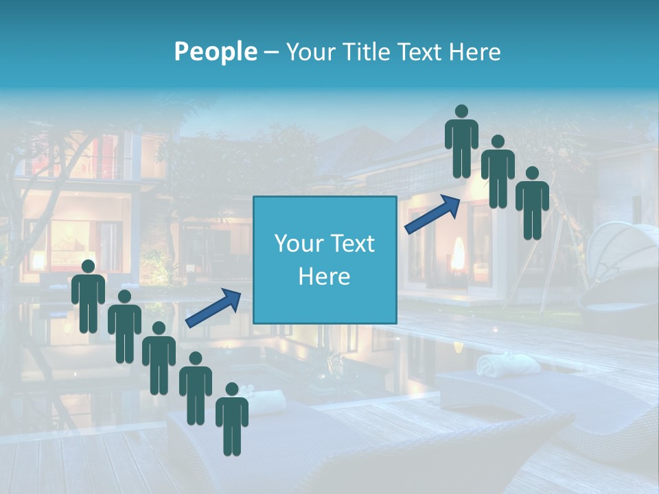 Lifestyle Peaceful Sand PowerPoint Template